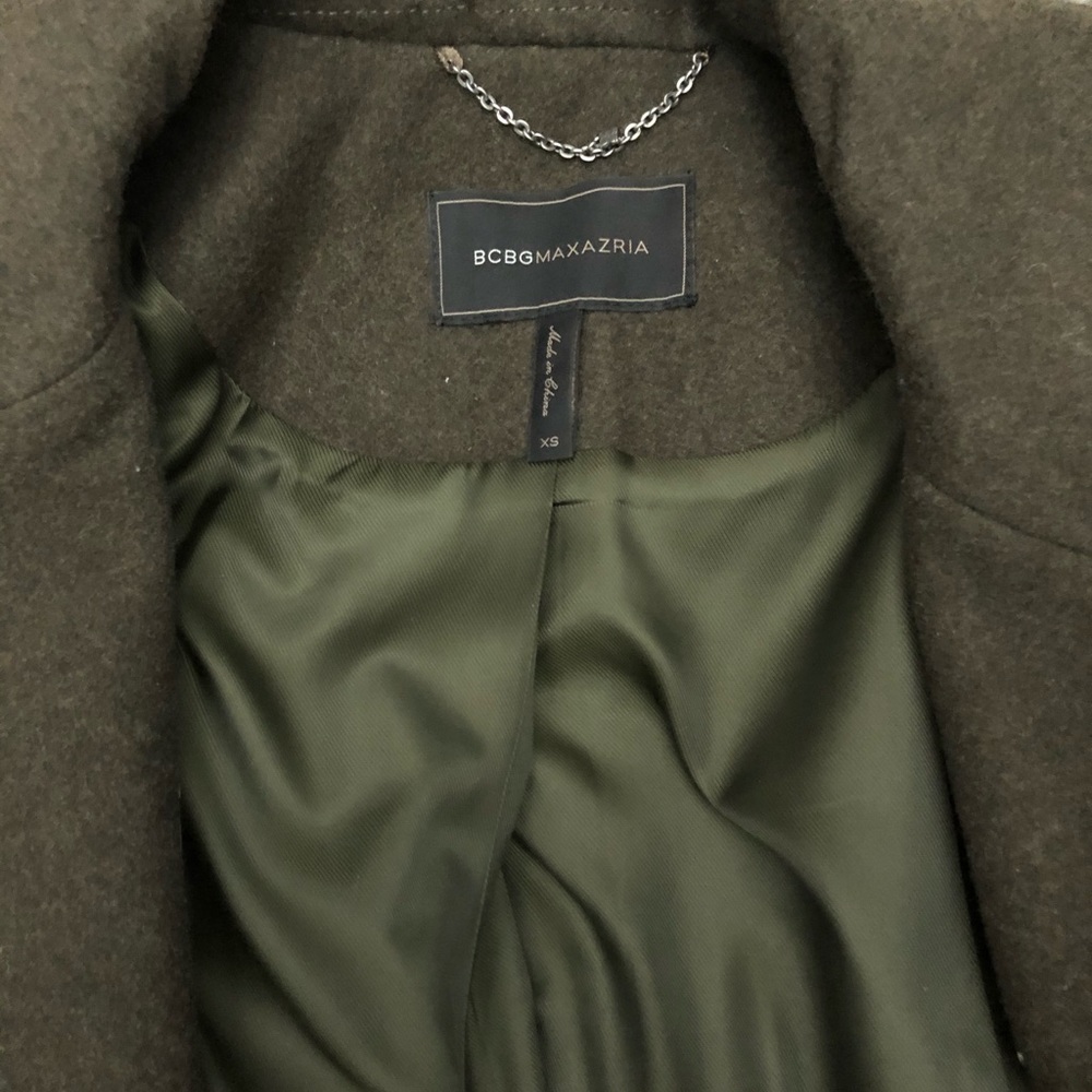 Army Green Bcbg Coat Gem